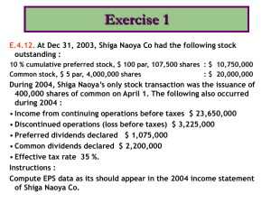Chapter 4: Income Statement