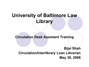 StudentTraining - University of Baltimore Home Page web