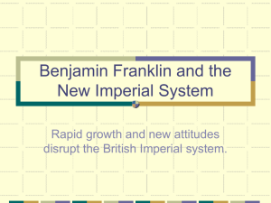 Franklin and the New Imperial System
