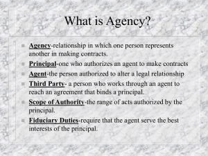 What is Agency?
