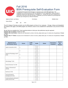 uic prerequisite self-evaluation - University of Illinois College of