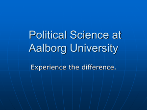 For political science majors
