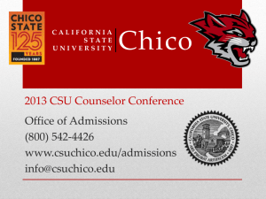 Office Of Admissions - The California State University