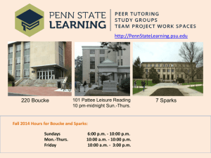 Penn State Learning *Students helping students succeed.*