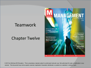 Self-managed teams