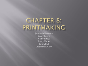 Chapter 8: Printmaking