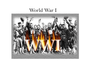 World War 1 - World of Teaching