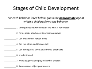 Stages of Child Development