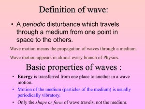 PreAP Waves and Sound