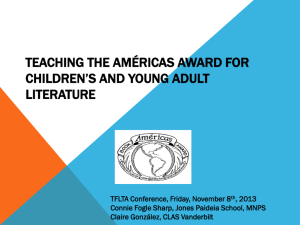 Teaching the Américas Award for Children*s and Young Adult