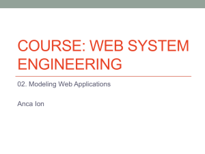 Modeling web application