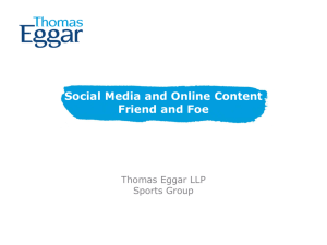 Social Media and Online Content Friend and Foe