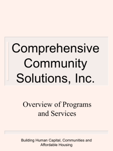 YouthBuild Rockford - Comprehensive Community Solutions, Inc.