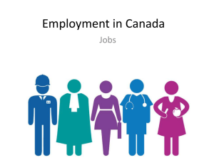Employment in Canada