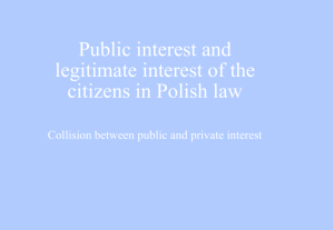 Public interest
