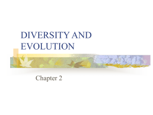 diversity and evolution - Winona State University