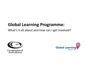 Global Learning Programme launched