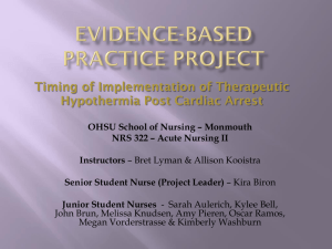 Evidence-Based Practice Project