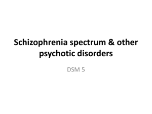 1-schizophrenia medical daignosis 2014