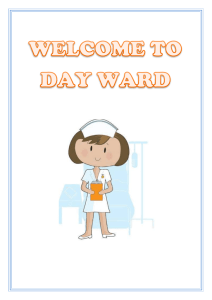 day ward welcome to day ward - Lincoln Nursing