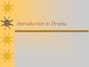 Introduction to Drama Definition