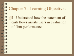 Chapter 7--Learning Objectives