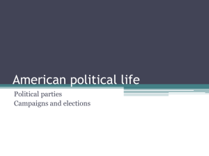 American political life overall view