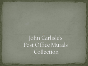 John Carlisle's Post Office Murals Collection