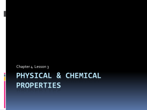 Physical & Chemical Properties