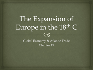 The Expansion of Europe in the 18th C