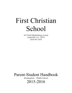 - First Christian School
