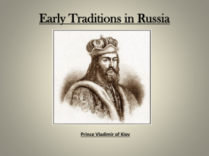Early Traditions in Russia