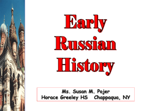 Early Russia - AP World History