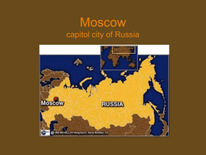 Moscow: Capitol City of Russia