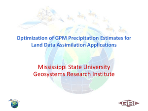 Optimization of GPM Precipitation Estimates for Land Data