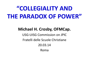 collegiality and the paradox of power