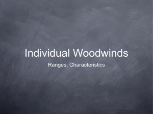 Individual Woodwinds