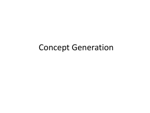 Concept Generation - Rose