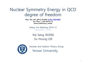 Nuclear Symmetry Energy in QCD degree of freedom