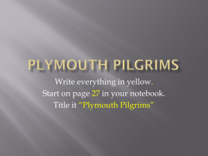 Plymouth-Pilgrims