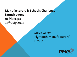 Steve Gerry * Plymouth Manufacturers Group