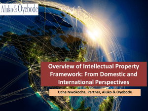 Overview of Intellectual Property Framework
