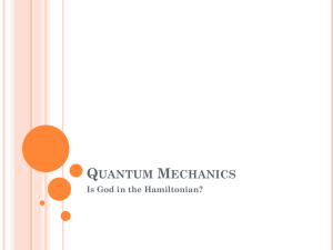 Quantum Mechanics - Department of Physics | Oregon State University