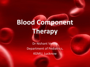 Blood Component Therapy [PPT]