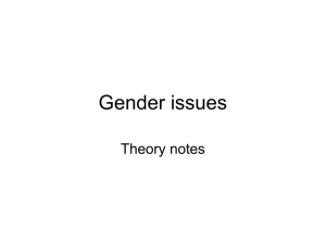 Gender issues