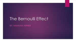 The Bernoulli Effect
