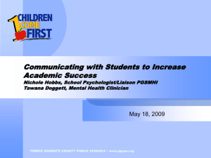Communicating with Students to Increase