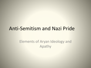 Anti-Semitism and Nazi Pride