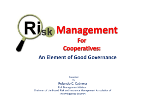 Risk Management for Cooperatives
