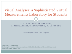 Visual Analyser: a Sophisticated Virtual Measurements Laboratory